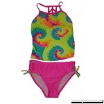 Girls SO Tie-Dye 2 Piece Halterkini Top Bikini Bottom L-12  B073RR5Y35